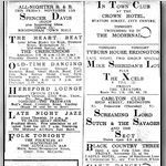 Ads placed in the Birmingham Mail in the 60’s